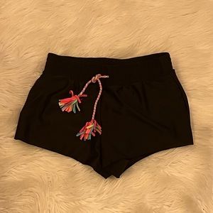 Justice swim shorts; size 10 girls